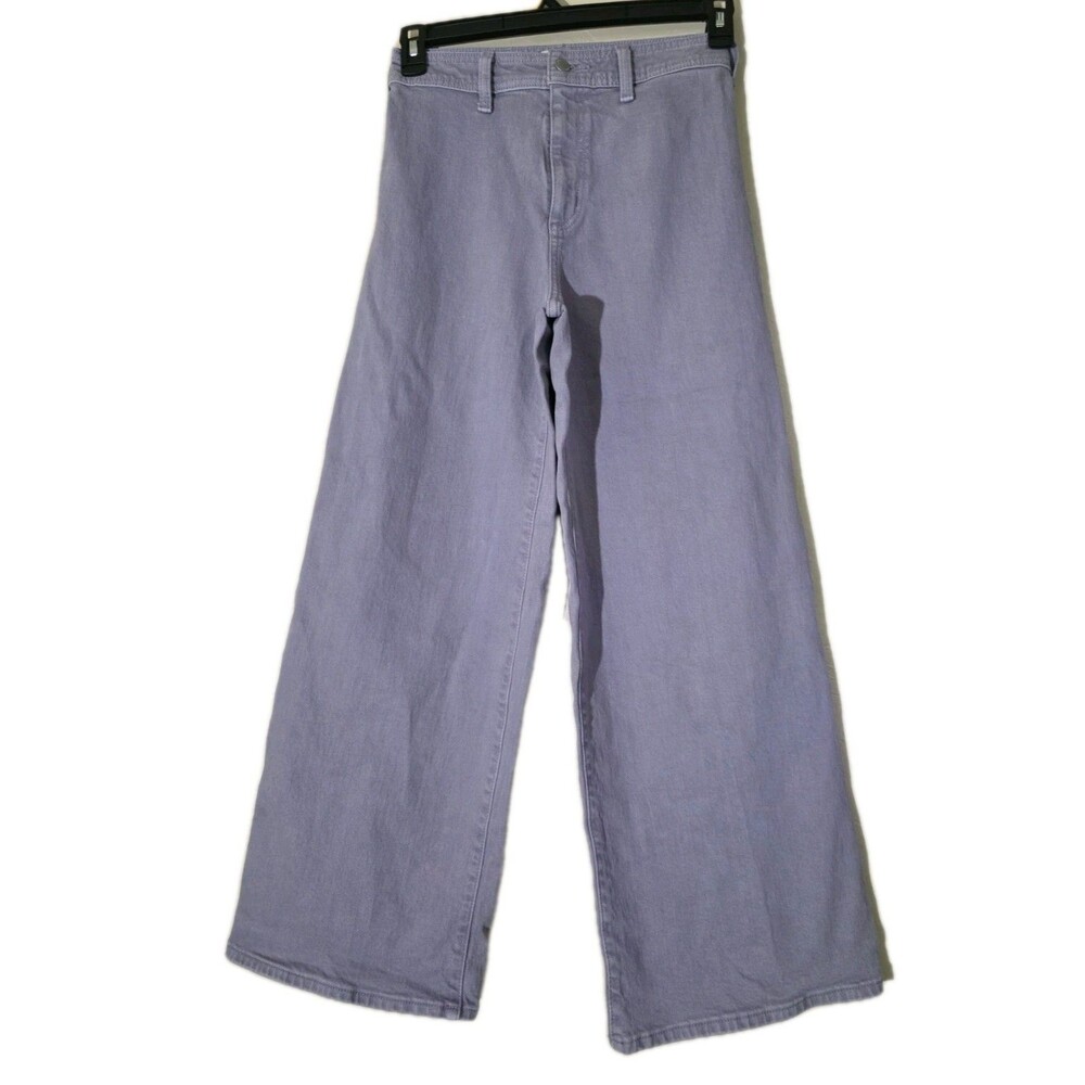 Universal Thread High Rise Sailor Wide Leg Jeans Purple Size 2